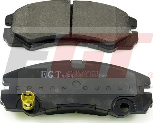 EGT 321008iEGT - Тормозные колодки, дисковые, комплект autodnr.net