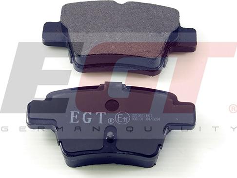 EGT 321041iEGT - Тормозные колодки, дисковые, комплект autodnr.net