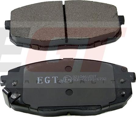 EGT 321046iEGT - Тормозные колодки, дисковые, комплект autodnr.net