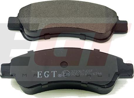 EGT 321067iEGT - Тормозные колодки, дисковые, комплект autodnr.net