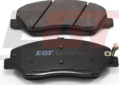 EGT 321092iEGT - Тормозные колодки, дисковые, комплект autodnr.net