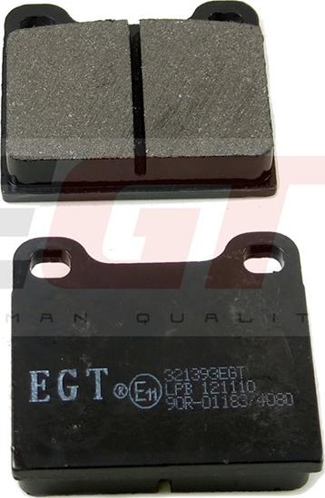 EGT 321393EGT - Тормозные колодки, дисковые, комплект autodnr.net