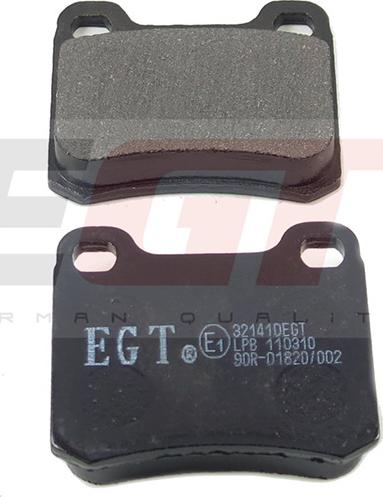 EGT 321410EGT - Тормозные колодки, дисковые, комплект autodnr.net