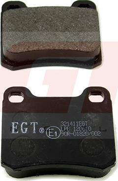 EGT 321411EGT - Тормозные колодки, дисковые, комплект autodnr.net
