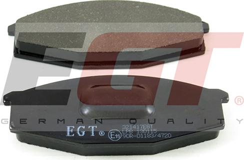 EGT 321417EGT - Тормозные колодки, дисковые, комплект autodnr.net