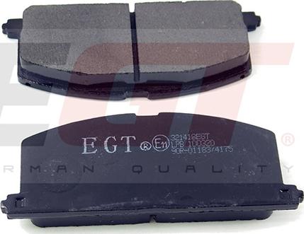 EGT 321418EGT - Тормозные колодки, дисковые, комплект autodnr.net