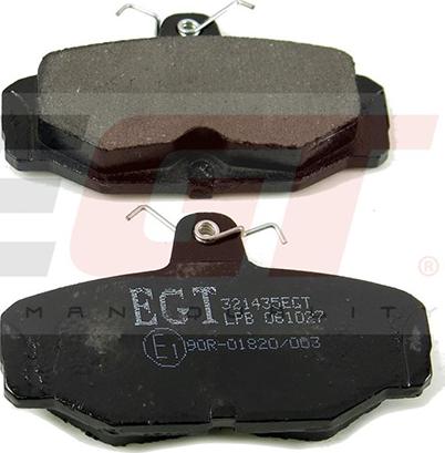 EGT 321435EGT - Тормозные колодки, дисковые, комплект autodnr.net