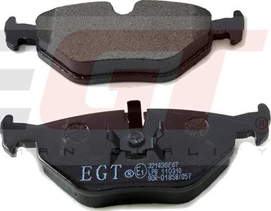 EGT 321436EGT - Тормозные колодки, дисковые, комплект autodnr.net