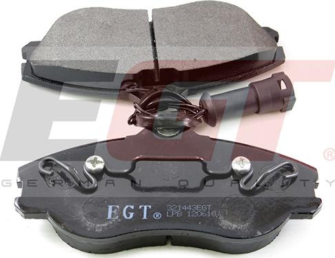 EGT 321443EGT - Тормозные колодки, дисковые, комплект autodnr.net