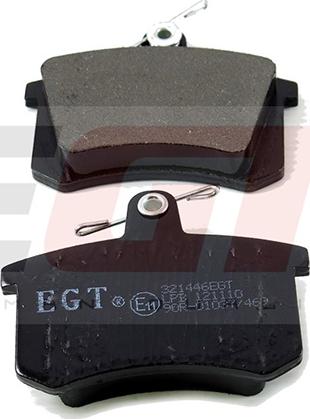 EGT 321446EGT - Тормозные колодки, дисковые, комплект autodnr.net