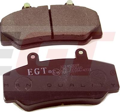 EGT 321453EGT - Тормозные колодки, дисковые, комплект autodnr.net