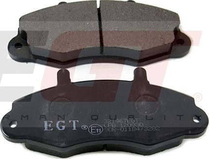 EGT 321467EGT - Тормозные колодки, дисковые, комплект autodnr.net