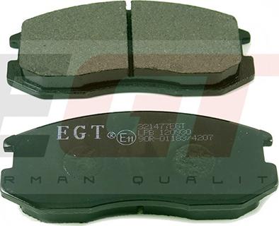 EGT 321477EGT - Тормозные колодки, дисковые, комплект autodnr.net