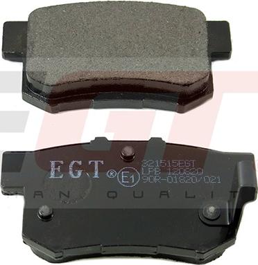 EGT 321515EGT - Тормозные колодки, дисковые, комплект autodnr.net