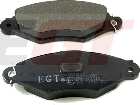 EGT 321536EGT - Тормозные колодки, дисковые, комплект autodnr.net