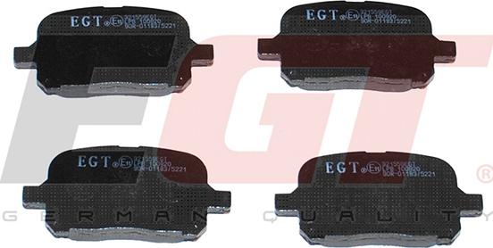 EGT 321559EGT - Тормозные колодки, дисковые, комплект autodnr.net