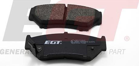 EGT 321567EGT - Тормозные колодки, дисковые, комплект autodnr.net