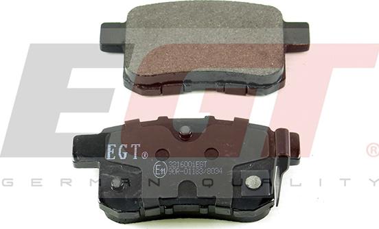 EGT 321600iEGT - Тормозные колодки, дисковые, комплект autodnr.net