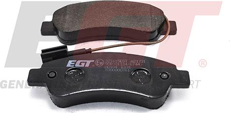 EGT 321615EGT - Тормозные колодки, дисковые, комплект autodnr.net