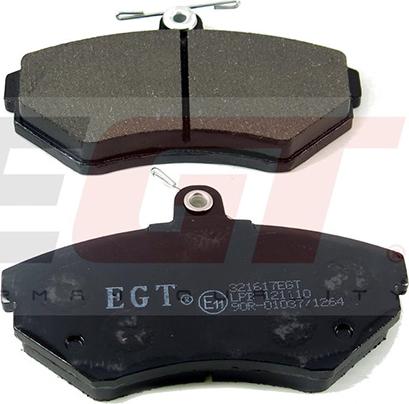 EGT 321617EGT - Тормозные колодки, дисковые, комплект autodnr.net