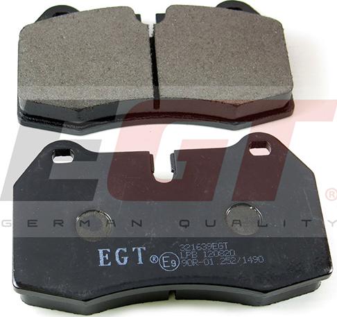 EGT 321639EGT - Тормозные колодки, дисковые, комплект autodnr.net