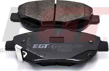 EGT 321653cEGT - Тормозные колодки, дисковые, комплект autodnr.net