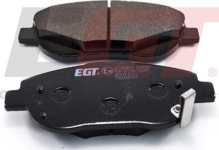 EGT 321653EGT - Тормозные колодки, дисковые, комплект autodnr.net