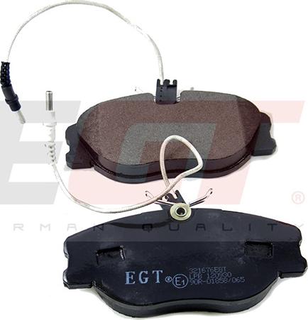 EGT 321676EGT - Тормозные колодки, дисковые, комплект autodnr.net