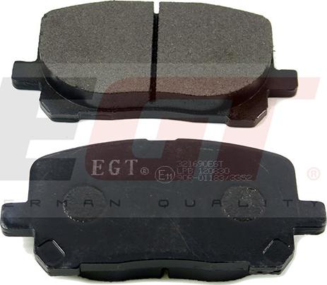 EGT 321690EGT - Тормозные колодки, дисковые, комплект autodnr.net