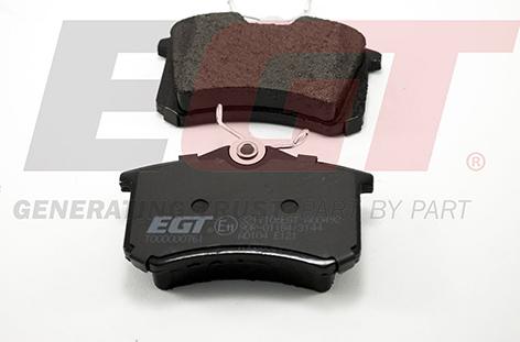 EGT 321710cEGT - Тормозные колодки, дисковые, комплект autodnr.net