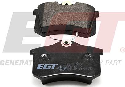 EGT 321710EGT - Тормозные колодки, дисковые, комплект autodnr.net