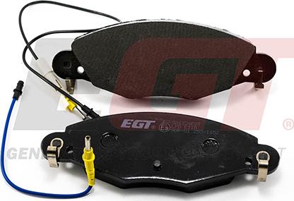 EGT 321724EGT - Тормозные колодки, дисковые, комплект autodnr.net