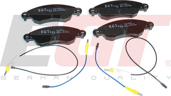 EGT 321749EGT - Тормозные колодки, дисковые, комплект autodnr.net