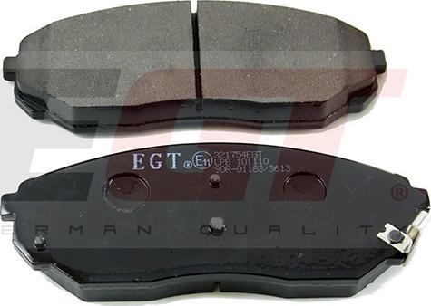 EGT 321754EGT - Тормозные колодки, дисковые, комплект autodnr.net