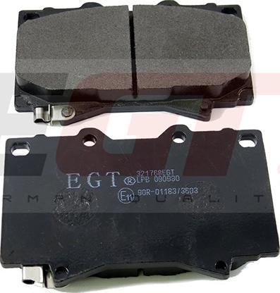 EGT 321768EGT - Тормозные колодки, дисковые, комплект autodnr.net