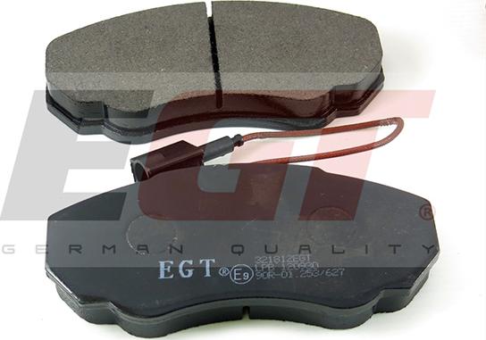 EGT 321812EGT - Тормозные колодки, дисковые, комплект autodnr.net