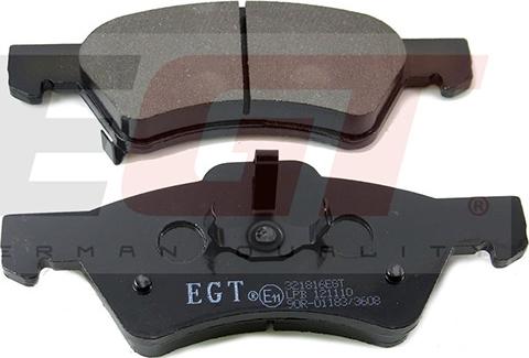 EGT 321816EGT - Тормозные колодки, дисковые, комплект autodnr.net