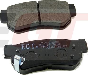 EGT 321841EGT - Тормозные колодки, дисковые, комплект autodnr.net