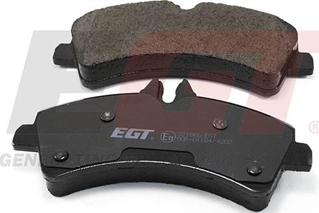EGT 321866cEGT - Тормозные колодки, дисковые, комплект autodnr.net