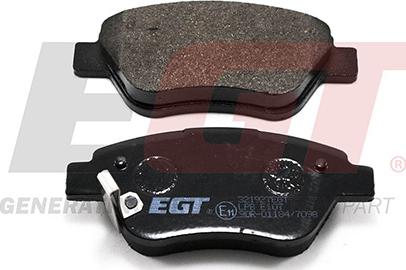 EGT 321927EGT - Тормозные колодки, дисковые, комплект autodnr.net