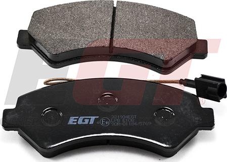 EGT 321934EGT - Тормозные колодки, дисковые, комплект autodnr.net