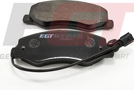 EGT 322111EGT - Тормозные колодки, дисковые, комплект autodnr.net