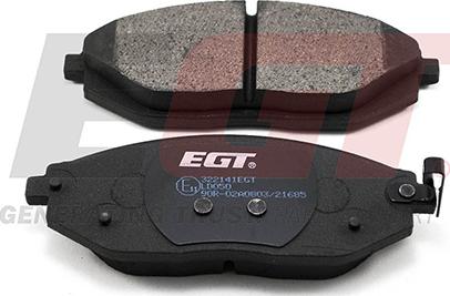 EGT 322141EGT - Тормозные колодки, дисковые, комплект autodnr.net