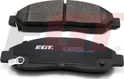 EGT 322152EGT - Тормозные колодки, дисковые, комплект autodnr.net