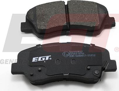 EGT 322153EGT - Тормозные колодки, дисковые, комплект autodnr.net