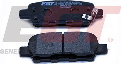 EGT 322210EGT - Тормозные колодки, дисковые, комплект autodnr.net