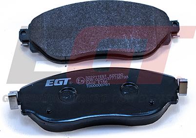 EGT 322211EGT - Тормозные колодки, дисковые, комплект autodnr.net