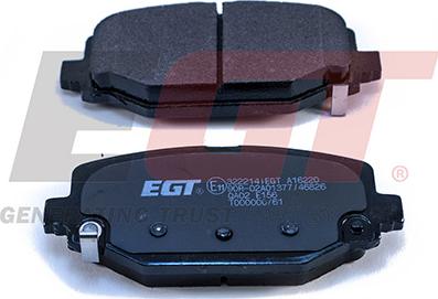 EGT 322214iEGT - Тормозные колодки, дисковые, комплект autodnr.net