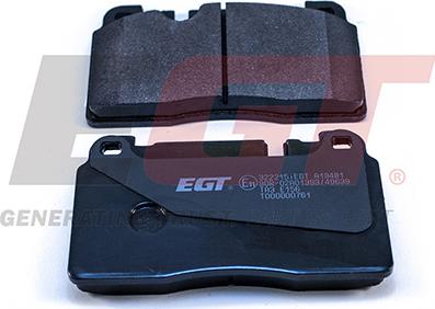 EGT 322215iEGT - Тормозные колодки, дисковые, комплект autodnr.net