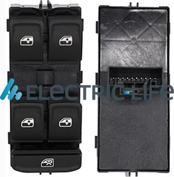 Electric Life ZRSKB76003 - Вимикач, стеклолод'емнік autocars.com.ua